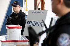US Customs and Border Protection officers seized fentanyl and methamphetamine in January 2019.