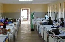 The isolation ward at Gulu Municipal Hospital, Gulu, Uganda, during an Ebola outbreak in 2000.